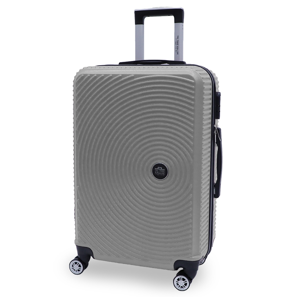 TEC TAKE VALISE Serie De 3 Valises Abs Modèle 1-Argentée