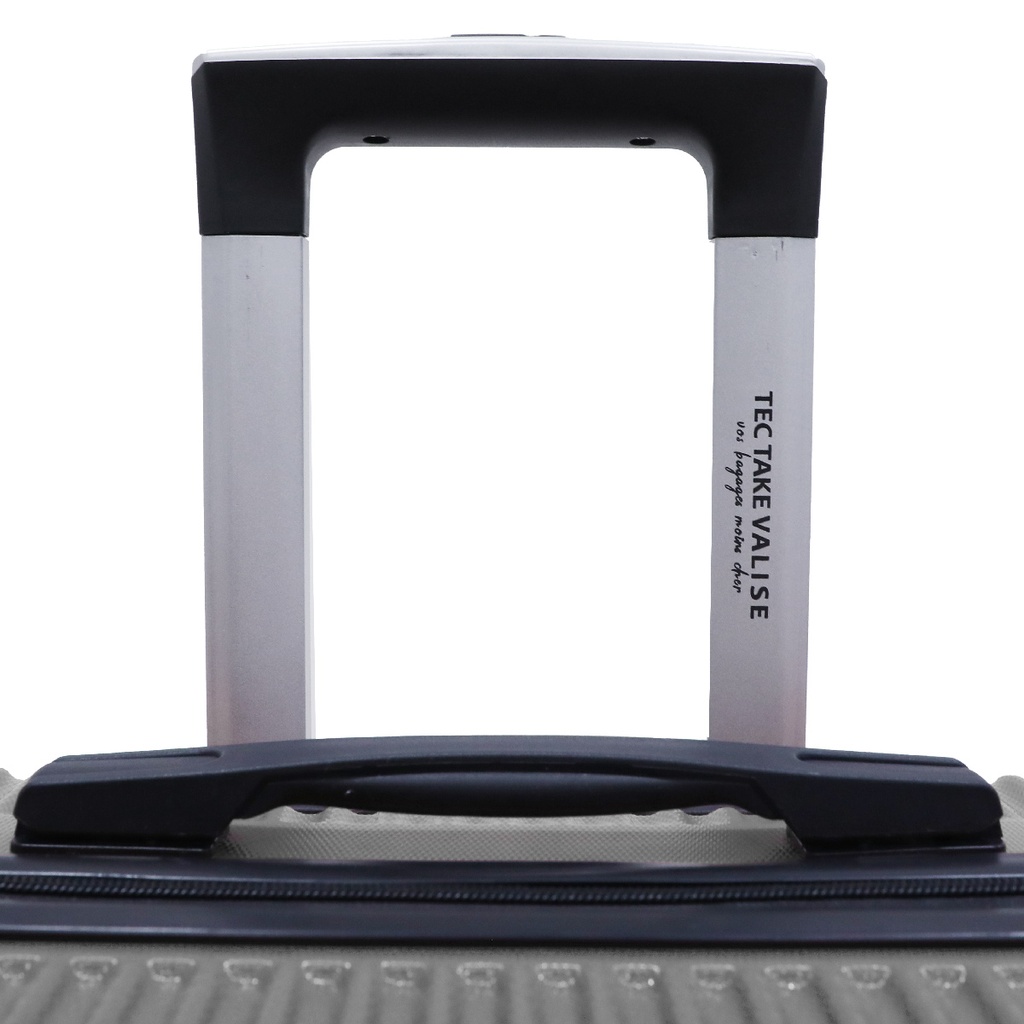 TEC TAKE VALISE Serie De 3 Valises Abs Modèle 1-Argentée