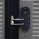 TEC TAKE VALISE Serie De 3 Valises Abs Modèle 1-Argentée