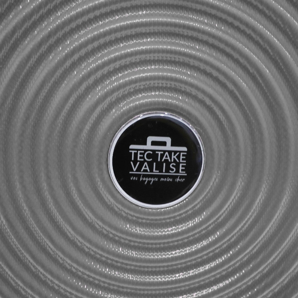 TEC TAKE VALISE Serie De 3 Valises Abs Modèle 1-Argentée