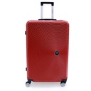 TEC TAKE VALISE Serie De 3 Valises Abs Modèle 1-Rouge