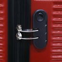 TEC TAKE VALISE Serie De 3 Valises Abs Modèle 1-Rouge