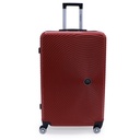 TEC TAKE VALISE Serie De 3 Valises Abs Modèle 1-Rouge Bordeaux