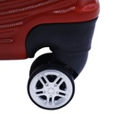 TEC TAKE VALISE Serie De 3 Valises Abs Modèle 1-Rouge Bordeaux