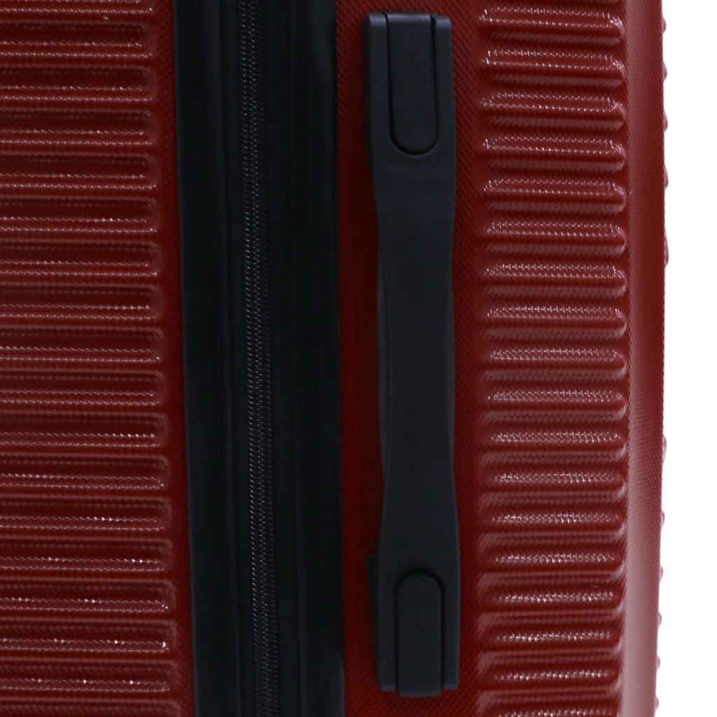 TEC TAKE VALISE Serie De 3 Valises Abs Modèle 1-Rouge Bordeaux
