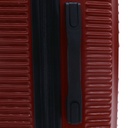 TEC TAKE VALISE Serie De 3 Valises Abs Modèle 1-Rouge Bordeaux