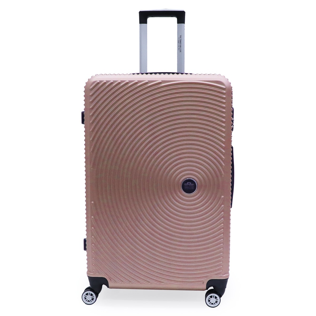 TEC TAKE VALISE Serie De 3 Valises Abs Modèle 1-Rose métallique 