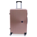 TEC TAKE VALISE Serie De 3 Valises Abs Modèle 1-Rose métallique 