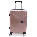 TEC TAKE VALISE Serie De 3 Valises Abs Modèle 1-Rose métallique 