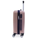 TEC TAKE VALISE Serie De 3 Valises Abs Modèle 1-Rose métallique 