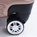 TEC TAKE VALISE Serie De 3 Valises Abs Modèle 1-Rose métallique 
