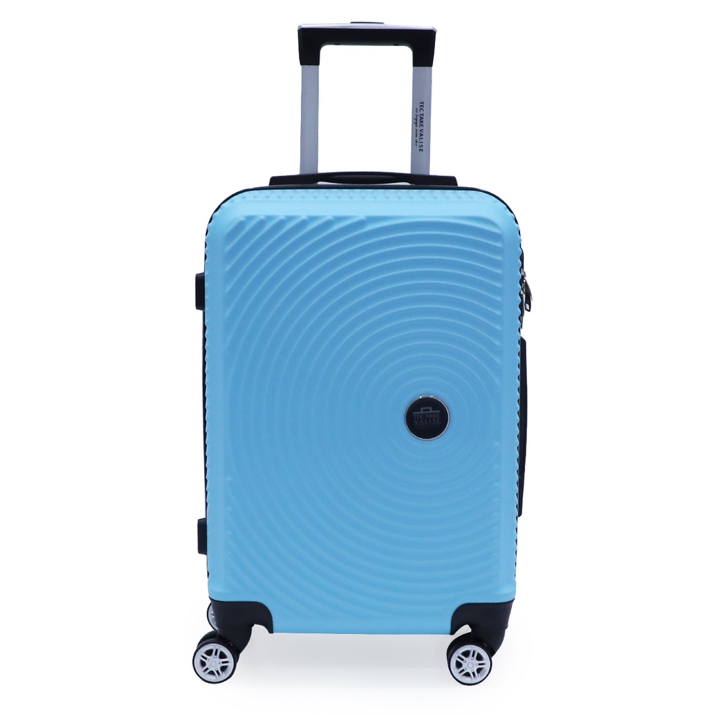 TEC TAKE VALISE Serie De 3 Valises Abs Modèle 1-Bleu ciel 