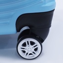 TEC TAKE VALISE Serie De 3 Valises Abs Modèle 1-Bleu ciel 