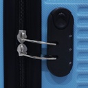 TEC TAKE VALISE Serie De 3 Valises Abs Modèle 1-Bleu ciel 