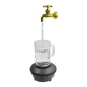 Fontaine de table d'intérieur, tasse à robinet magique de bureau avec lumière LED - 47 cm X 18 cm