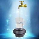 Fontaine de table d'intérieur, tasse à robinet magique de bureau avec lumière LED - 47 cm X 18 cm