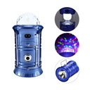 Torche Camping Light 3 en 1 rechargeable - Lampe Led Multicolore avec Jeu de Lumière-Bleu
