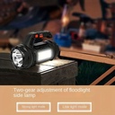 Torche Lampe Portable avec Boîte à outils intégrée ,Lampe De Poche À Charge Rapide De Type C