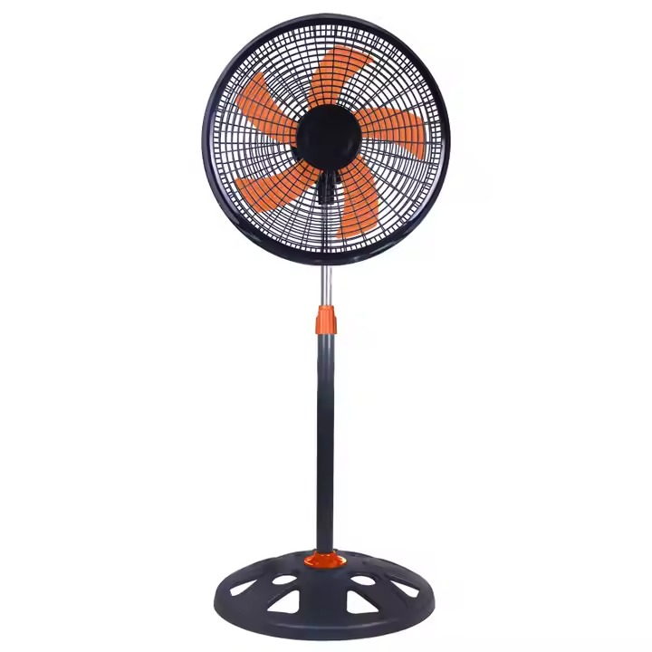 Ventilateur sur Pied Moxie Air FS-1821 18 Pouces" 3 Vitesses 5 Pales Orange