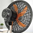 Ventilateur sur Pied Moxie Air FS-1821 18 Pouces" 3 Vitesses 5 Pales Orange