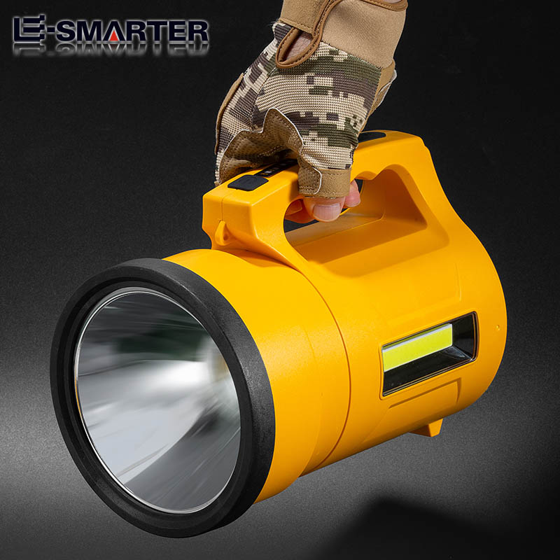 Projecteur LED Extérieur Rechargeable Étanche Avec Bande Lumineuse Colorée – Modèle W5206-2