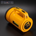 Projecteur LED Extérieur Rechargeable Étanche Avec Bande Lumineuse Colorée – Modèle W5206-2