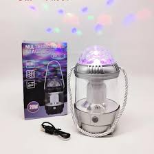 Lampe LED de Scène Multifonction 2en1 20W Rechargeable Argentée