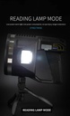 Projecteur LED Rechargeable W5174 6 Modes USB Type-C Trépied Inclus