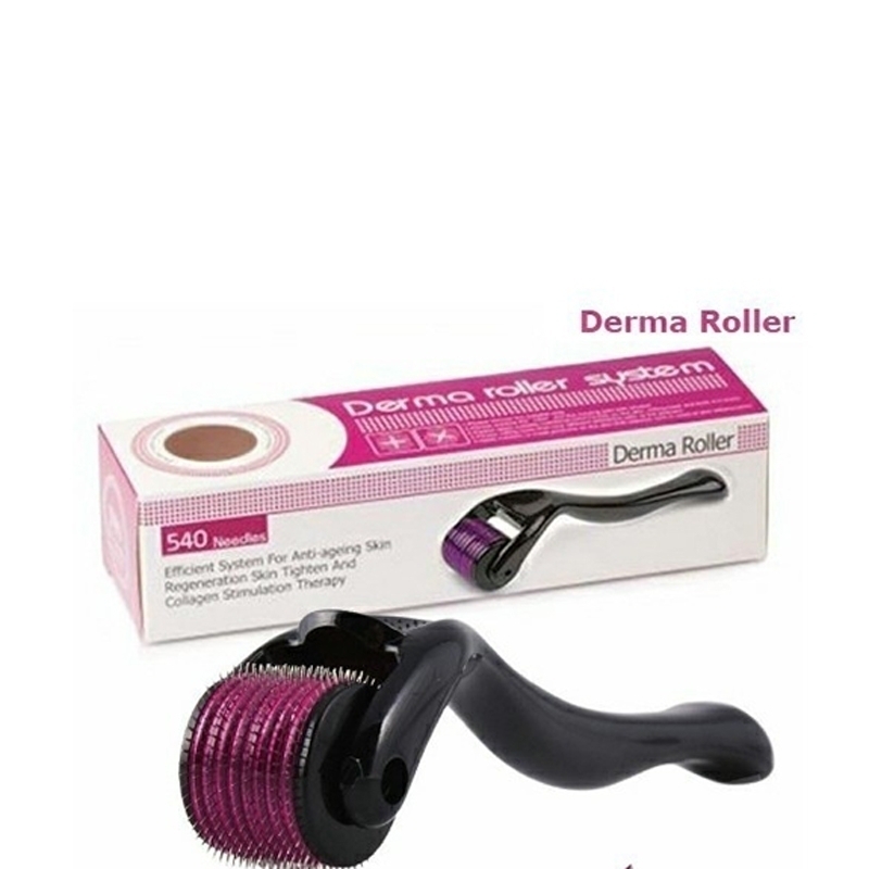 Lot De 3 Derma Roller Rouleau Massage Et Soins Visage 0.5 mm