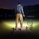  Lampe Frontale LED Rechargeable 5 Têtes – 5 W – Étanche – Avec Bandeau Bleu 