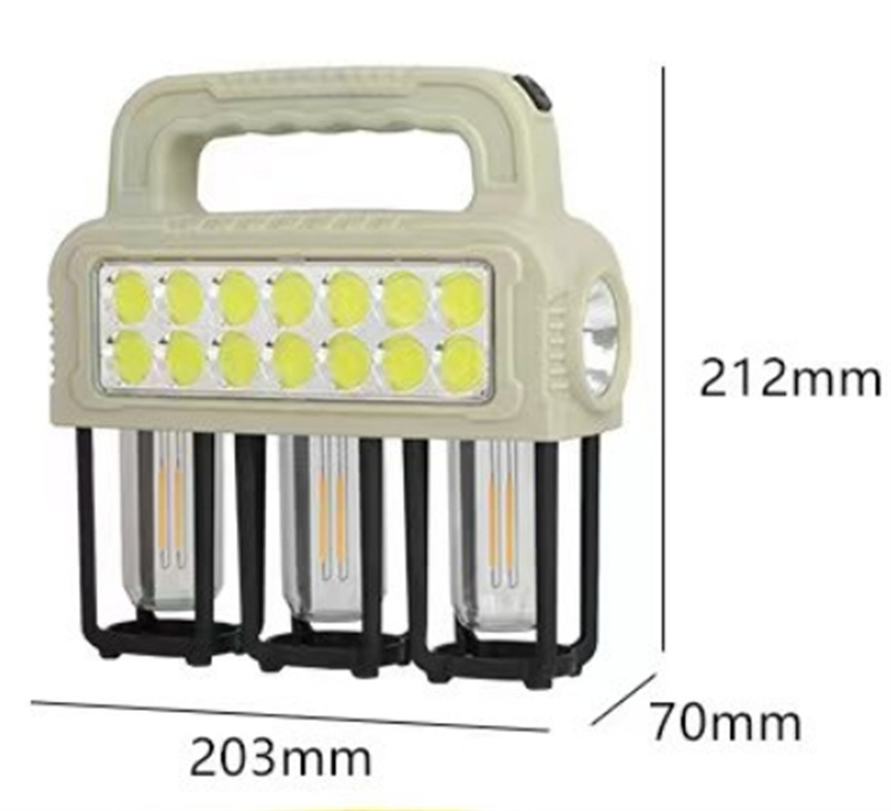  Lampe LED Portative Vintage à Fil Tungstène – 480 Lumens, Rechargeable USB Type-C, 2000 mAh