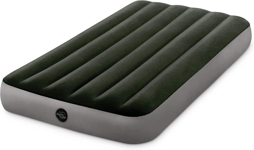 INTEX Matelas Gonflable  Classic Downy 1.5 Personnes Vert