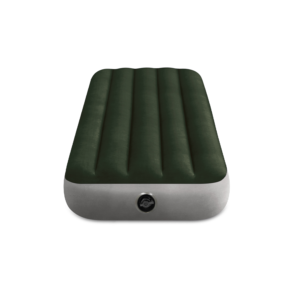 INTEX Matelas Gonflable  Classic Downy 1.5 Personnes Vert