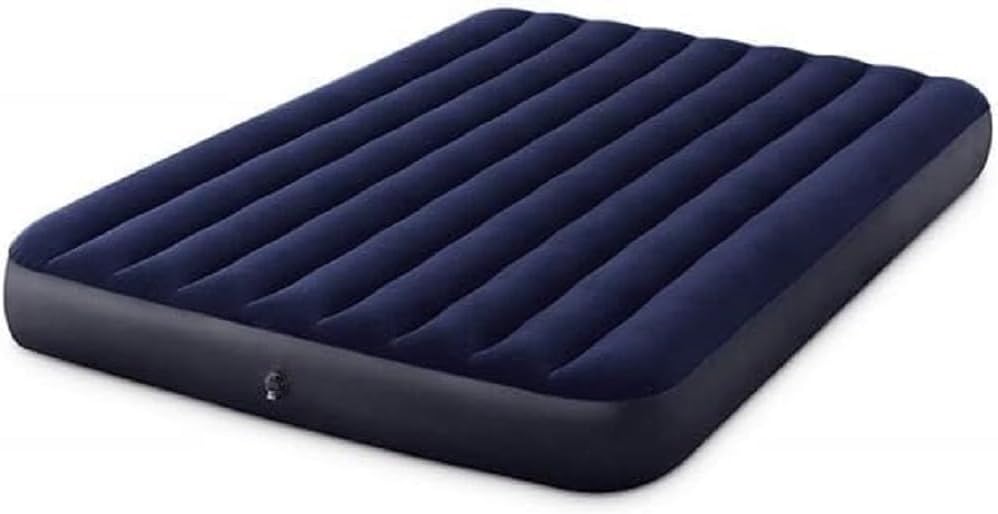 INTEX Matelas Gonflable Classic Downy 2 Personnes  152 cm x 203 cm x 25 cm / Référence : #64759