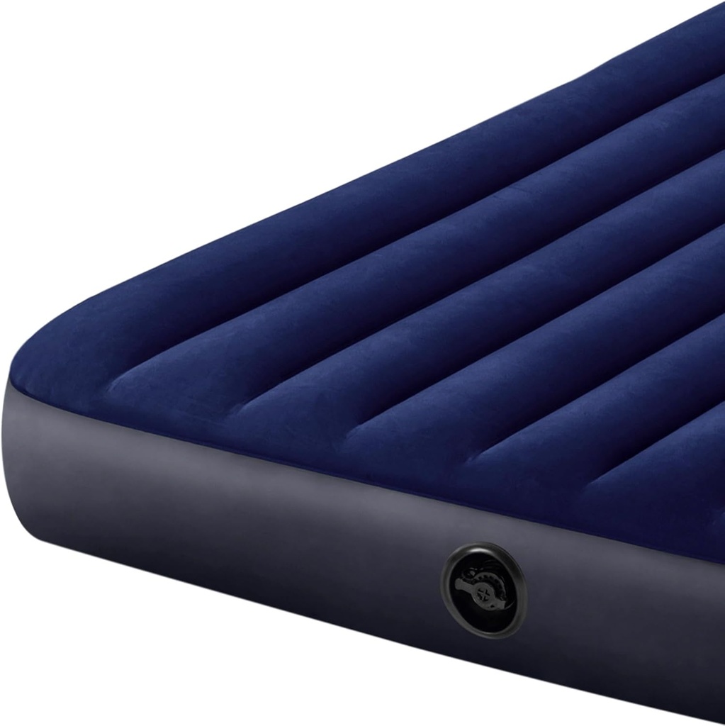 INTEX Matelas Gonflable Classic Downy 2 Personnes  152 cm x 203 cm x 25 cm / Référence : #64759