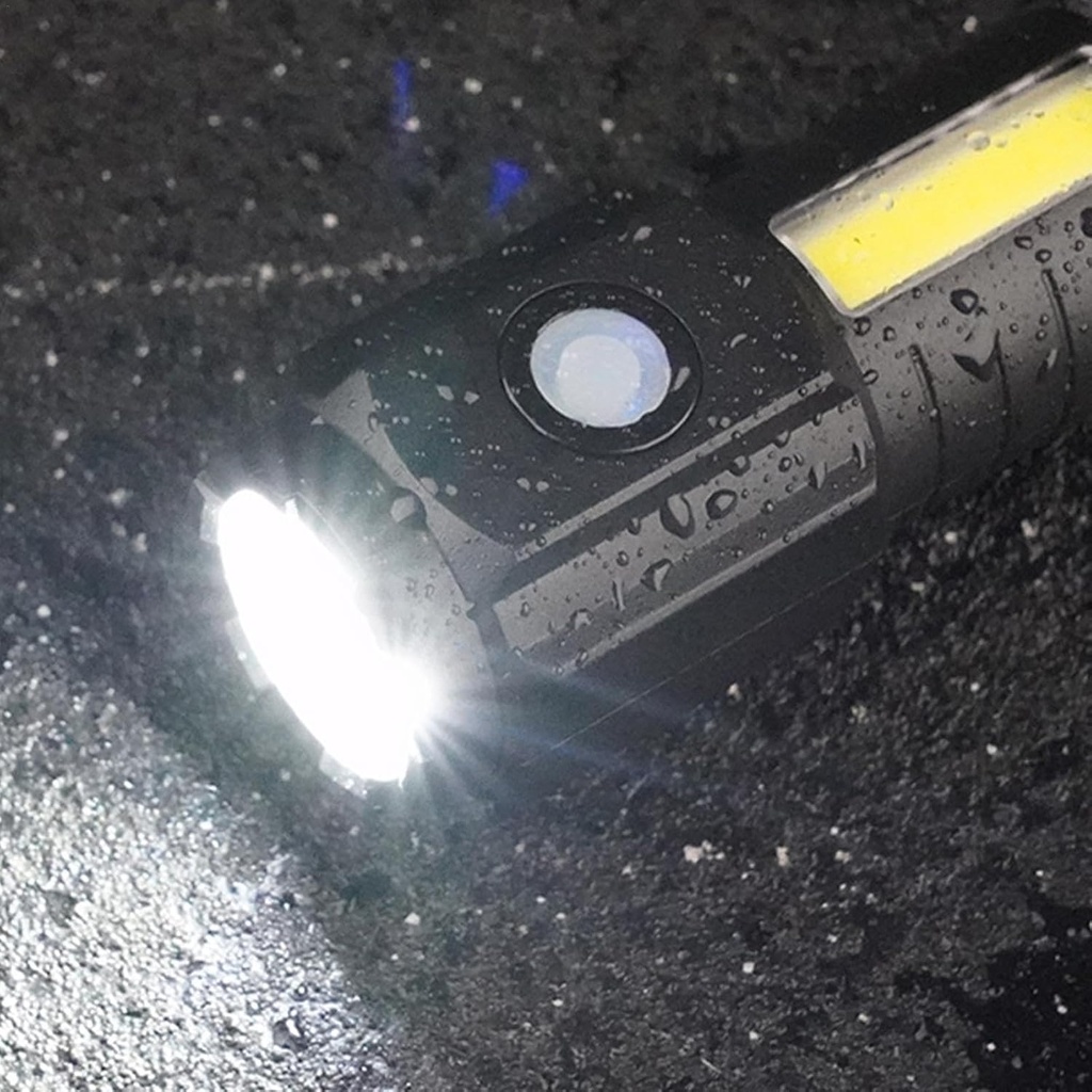  Mini Lampe Torche LED Rechargeable USB