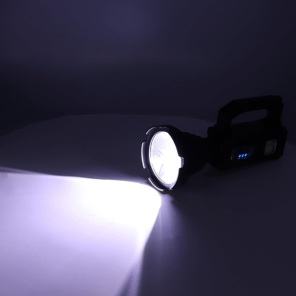 Lampe de Poche Solaire USB W5110 – 6 Modes d’Éclairage – Rechargeable 