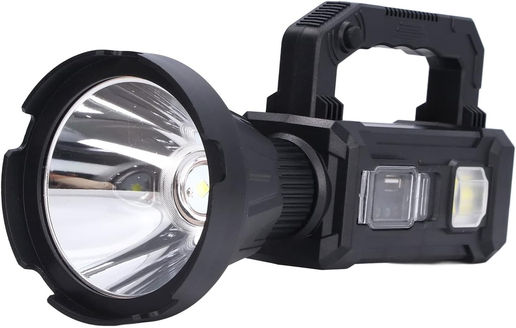 Lampe de Poche Solaire USB W5110 – 6 Modes d’Éclairage – Rechargeable 