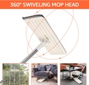 Vadrouille Balai de Nettoyage Pliable avec Seau MOP