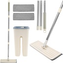 Vadrouille Balai de Nettoyage Pliable avec Seau MOP
