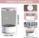 Nettoyeur Automatique de Pinceaux de Maquillage En Blanc