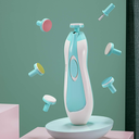 Lime à Ongles Électrique Bleu Pour Bébé – 6 Têtes Interchangeables – Lumière LED 