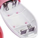 Lime à Ongles Électrique Rose Pour Bébé – 6 Têtes Interchangeables – Lumière LED 