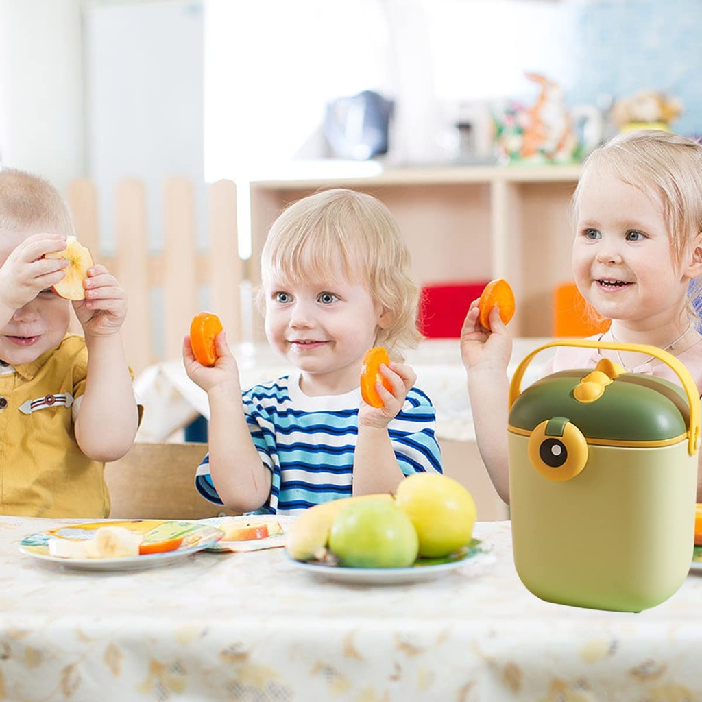 Boîte Alimentaire Sans BPA – Motif Dinosaure Vert