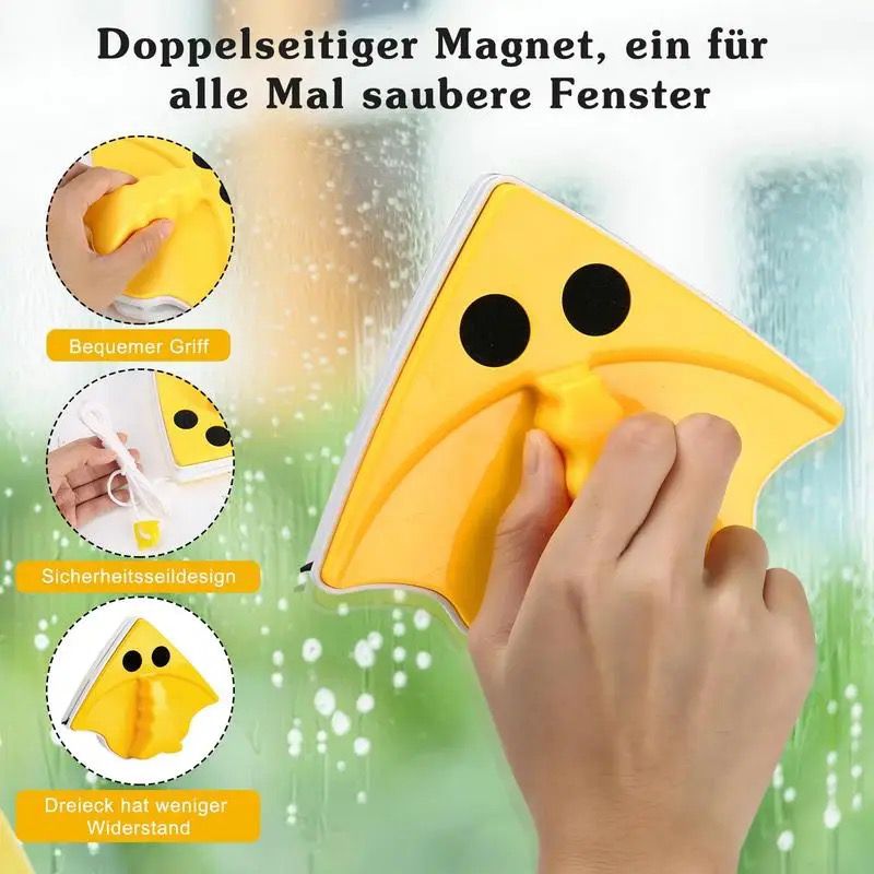 Brosse Magnétique à Double Face pour le Nettoyage des Fenêtres