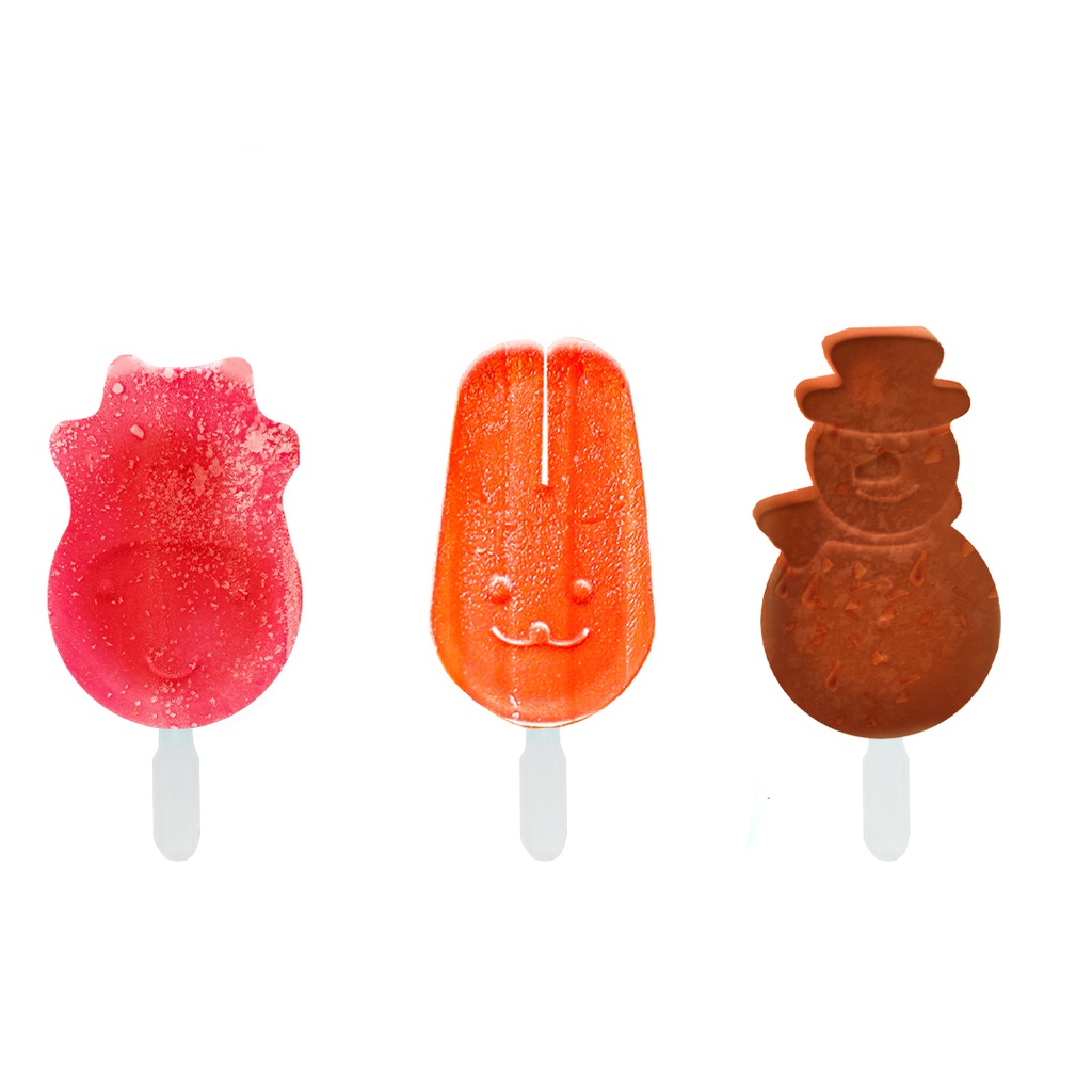 Moule à crème glacée de dessin animé en silicone-Motif 2