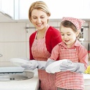 Paire Gants  de Lavage réutilisables en Silicone 