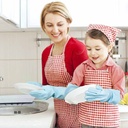 Paire Gants  de Lavage réutilisables en Silicone 