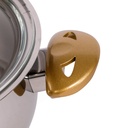 Service Inox Hascevher 18 pièces Doré