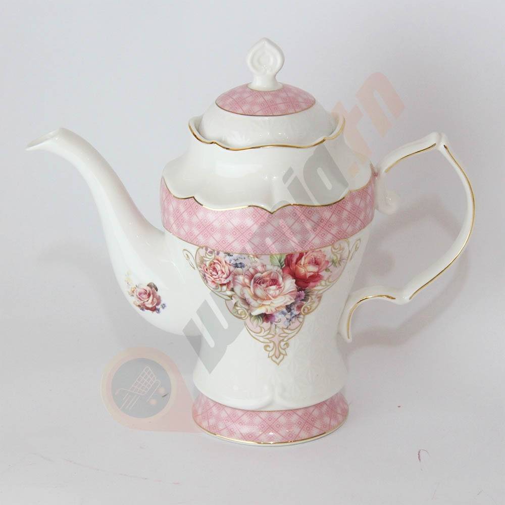 Service café en porcelaine 9 pièces pour 6 personne-0